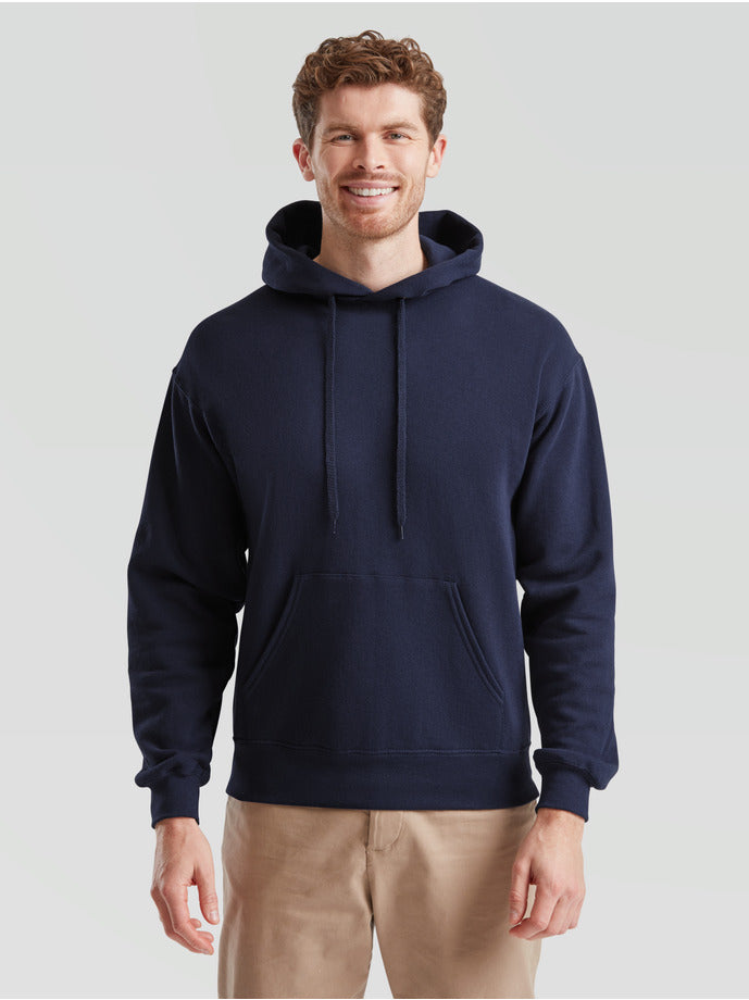 Hoodie bedrucken lassen – DTF Druck auf Kapuzenpullover (Fruit of the Loom)