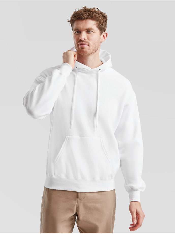 Hoodie bedrucken lassen – DTF Druck auf Kapuzenpullover (Fruit of the Loom)
