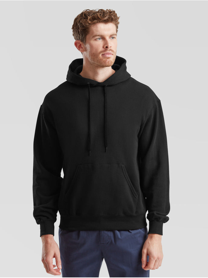 Hoodie bedrucken lassen – DTF Druck auf Kapuzenpullover (Fruit of the Loom)