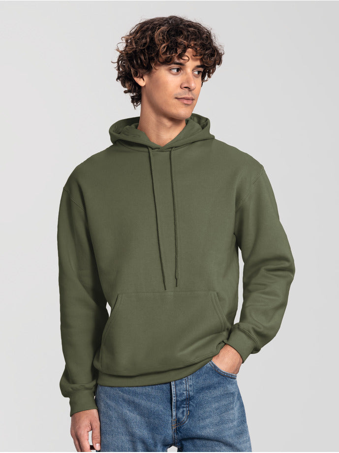 Premium Hoodie bedrucken lassen – 300g DTF Druck mit eigenem Design (Fruit of the Loom F431)