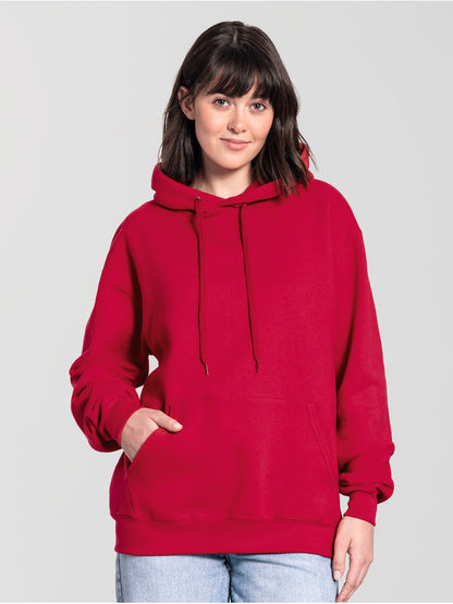 Premium Hoodie bedrucken lassen – 300g DTF Druck mit eigenem Design (Fruit of the Loom F431)