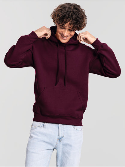 Premium Hoodie bedrucken lassen – 300g DTF Druck mit eigenem Design (Fruit of the Loom F431)