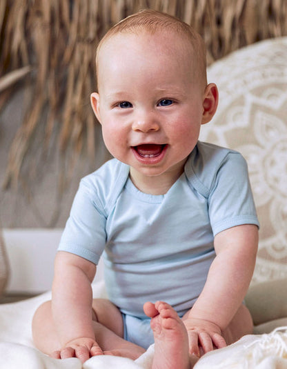 Baby Body bedrucken lassen – Bio Baumwolle Kurzarm mit eigenem Design (Rebel 01)
