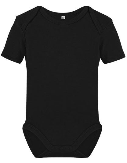 Baby Body bedrucken lassen – Bio Baumwolle Kurzarm mit eigenem Design (Rebel 01)