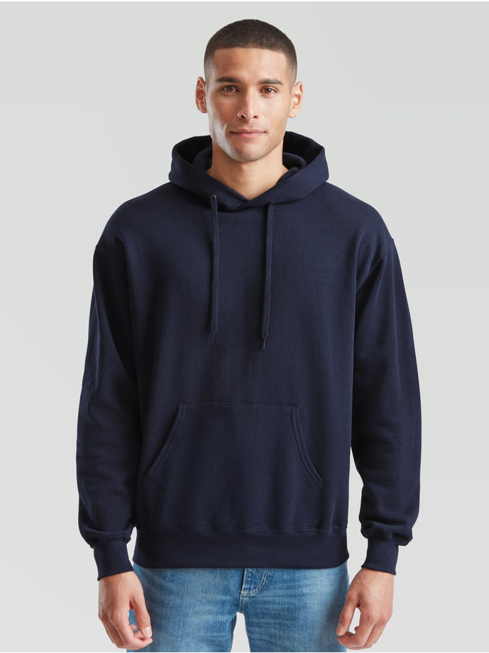 Hoodie bedrucken lassen – DTF Druck auf Kapuzenpullover (Fruit of the Loom)