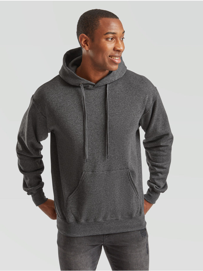 Hoodie bedrucken lassen – DTF Druck auf Kapuzenpullover (Fruit of the Loom)
