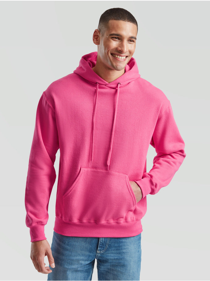 Hoodie bedrucken lassen – DTF Druck auf Kapuzenpullover (Fruit of the Loom)