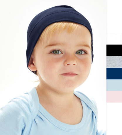 Baby Mütze bedrucken lassen – Bio Baumwolle mit eigenem Design (Babybugz BZ62)