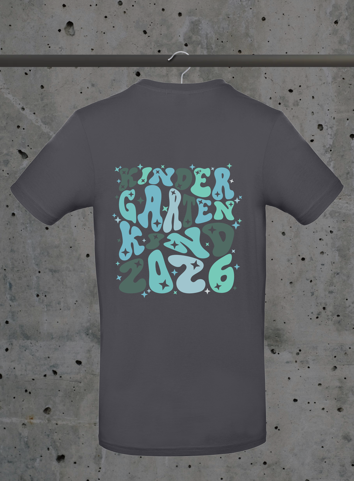 Kindergartenkind 2026 T-Shirt – mit optionalem Namensdruck | 3DDigitaldruck