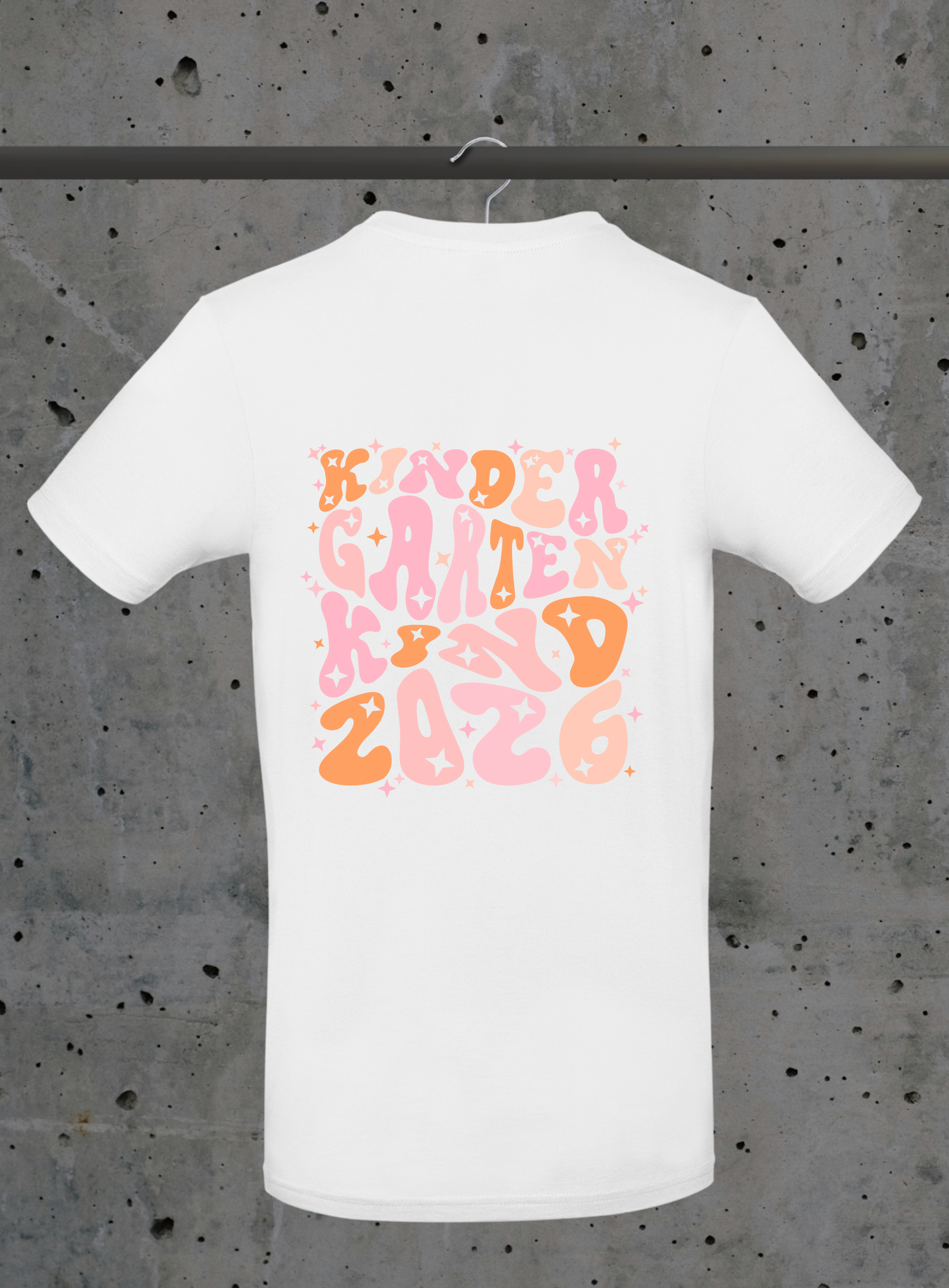Kindergartenkind 2026 T-Shirt – mit optionalem Namensdruck | 3DDigitaldruck