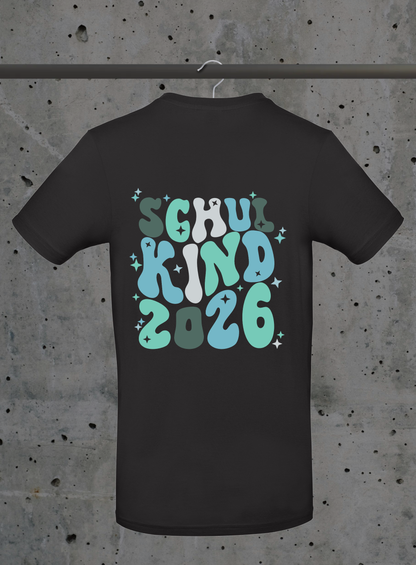 Schulkind 2026 T-Shirt – mit optionalem Namensdruck | Kids DTF Druck Bayern