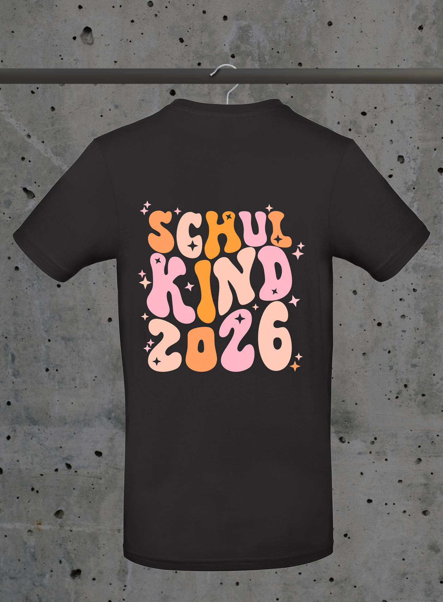 Schulkind 2026 T-Shirt – mit optionalem Namensdruck | Kids DTF Druck Bayern