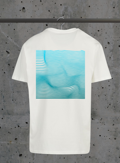 Summer Waves T-Shirt – Wavy Lines Design in 6 Farben | 3DDigitaldruck