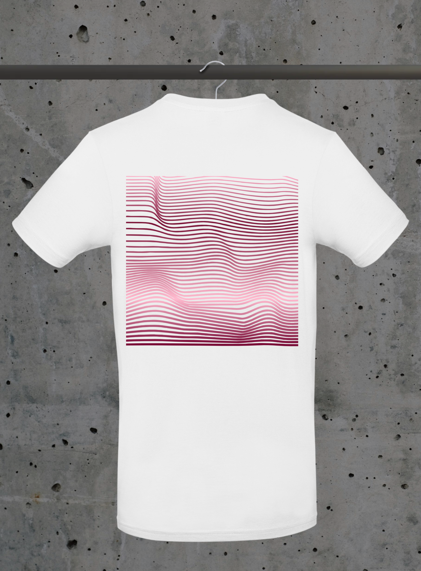 Summer Waves T-Shirt – Wavy Lines Design in 6 Farben | 3DDigitaldruck