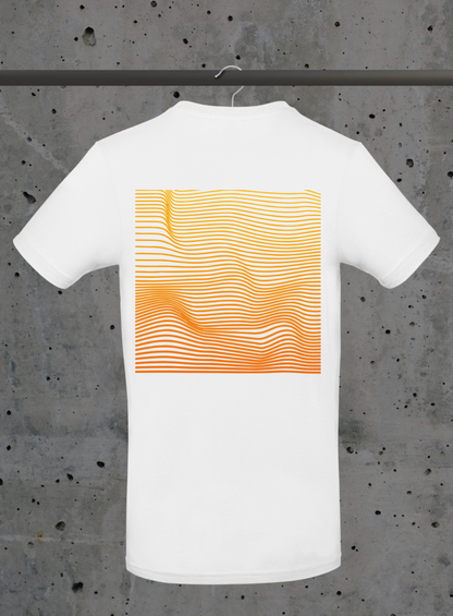 Summer Waves T-Shirt – Wavy Lines Design in 6 Farben | 3DDigitaldruck