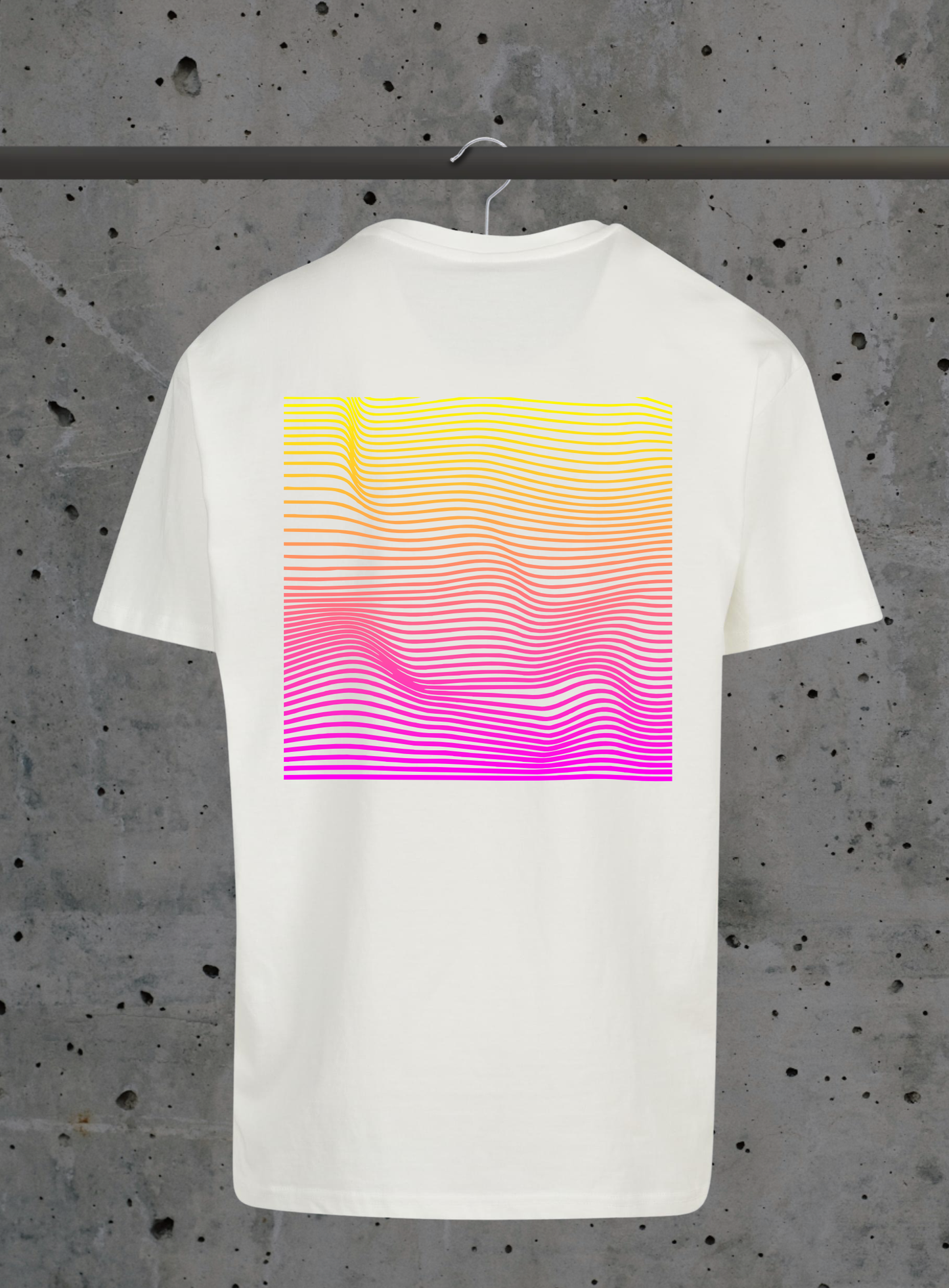 Summer Waves T-Shirt – Wavy Lines Design in 6 Farben | 3DDigitaldruck