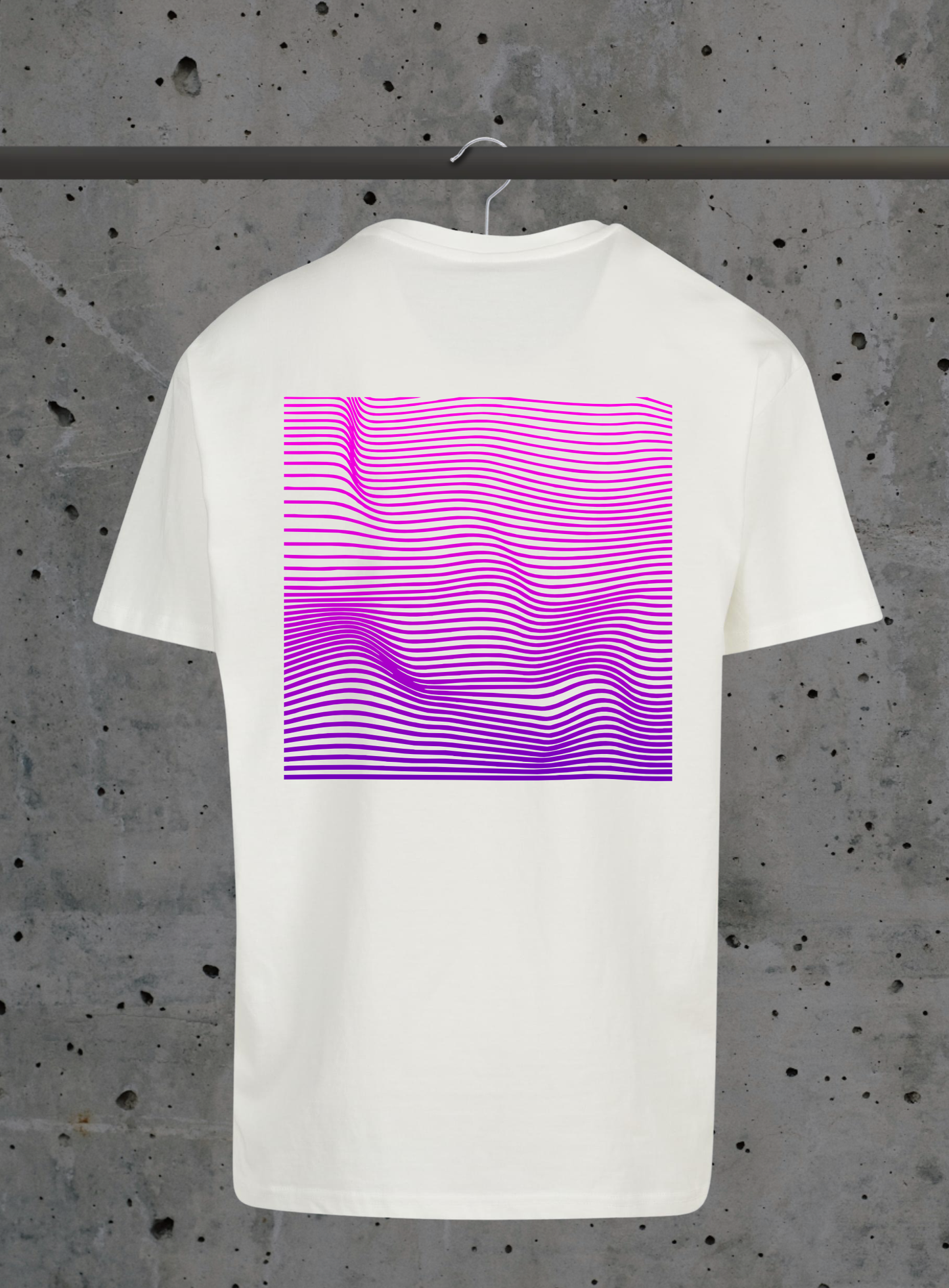 Summer Waves T-Shirt – Wavy Lines Design in 6 Farben | 3DDigitaldruck