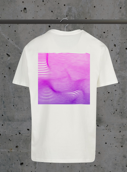 Summer Waves T-Shirt – Wavy Lines Design in 6 Farben | 3DDigitaldruck
