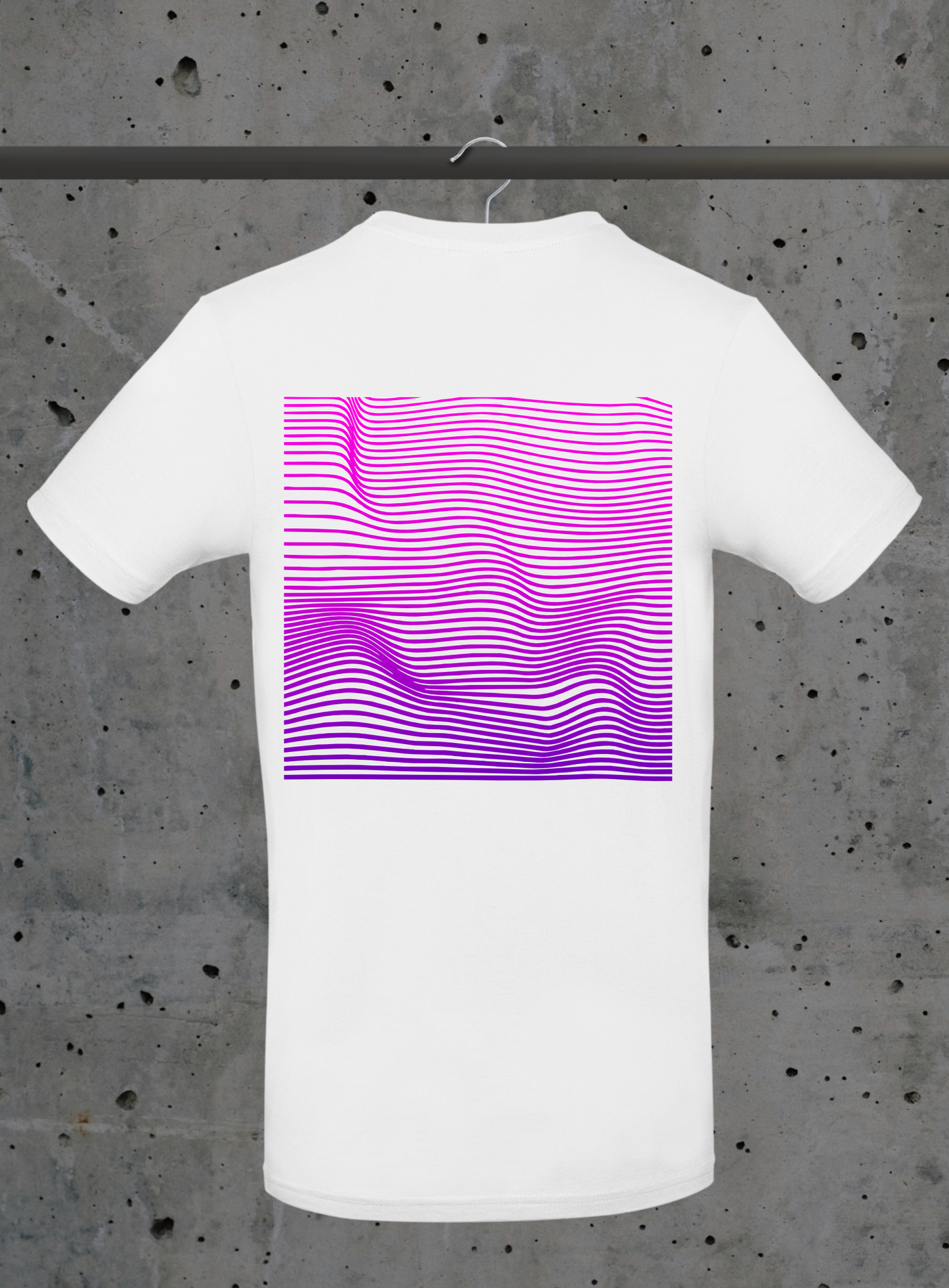 Summer Waves T-Shirt – Wavy Lines Design in 6 Farben | 3DDigitaldruck