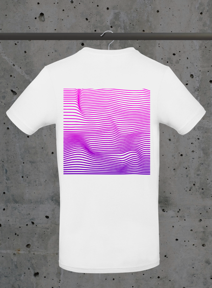 Summer Waves T-Shirt – Wavy Lines Design in 6 Farben | 3DDigitaldruck