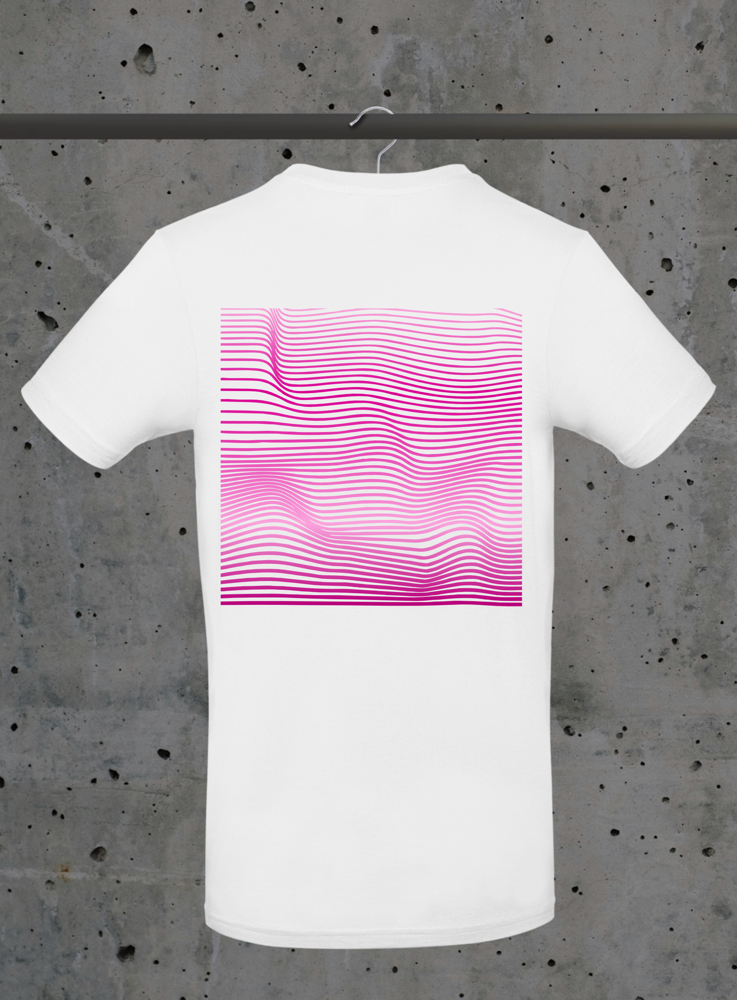 Summer Waves T-Shirt – Wavy Lines Design in 6 Farben | 3DDigitaldruck