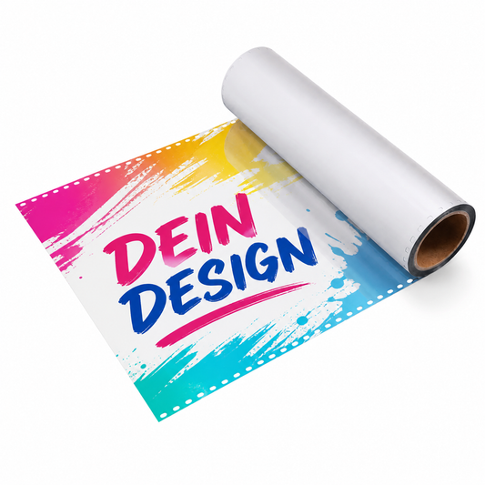 DTF Transferfolie bedrucken lassen – Custom Transferfolie mit eigenem Design | Silber-Effekt