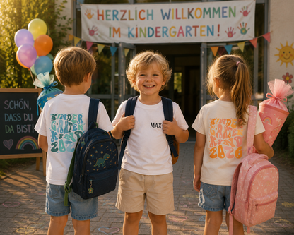 Kindergartenkind 2026 T-Shirt – mit optionalem Namensdruck | 3DDigitaldruck