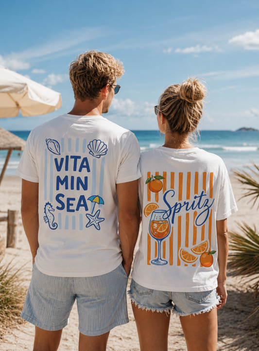 Sommer Kollektion T-Shirt – 6 Beach & Ocean Designs zur Wahl | 3DDigitaldruck